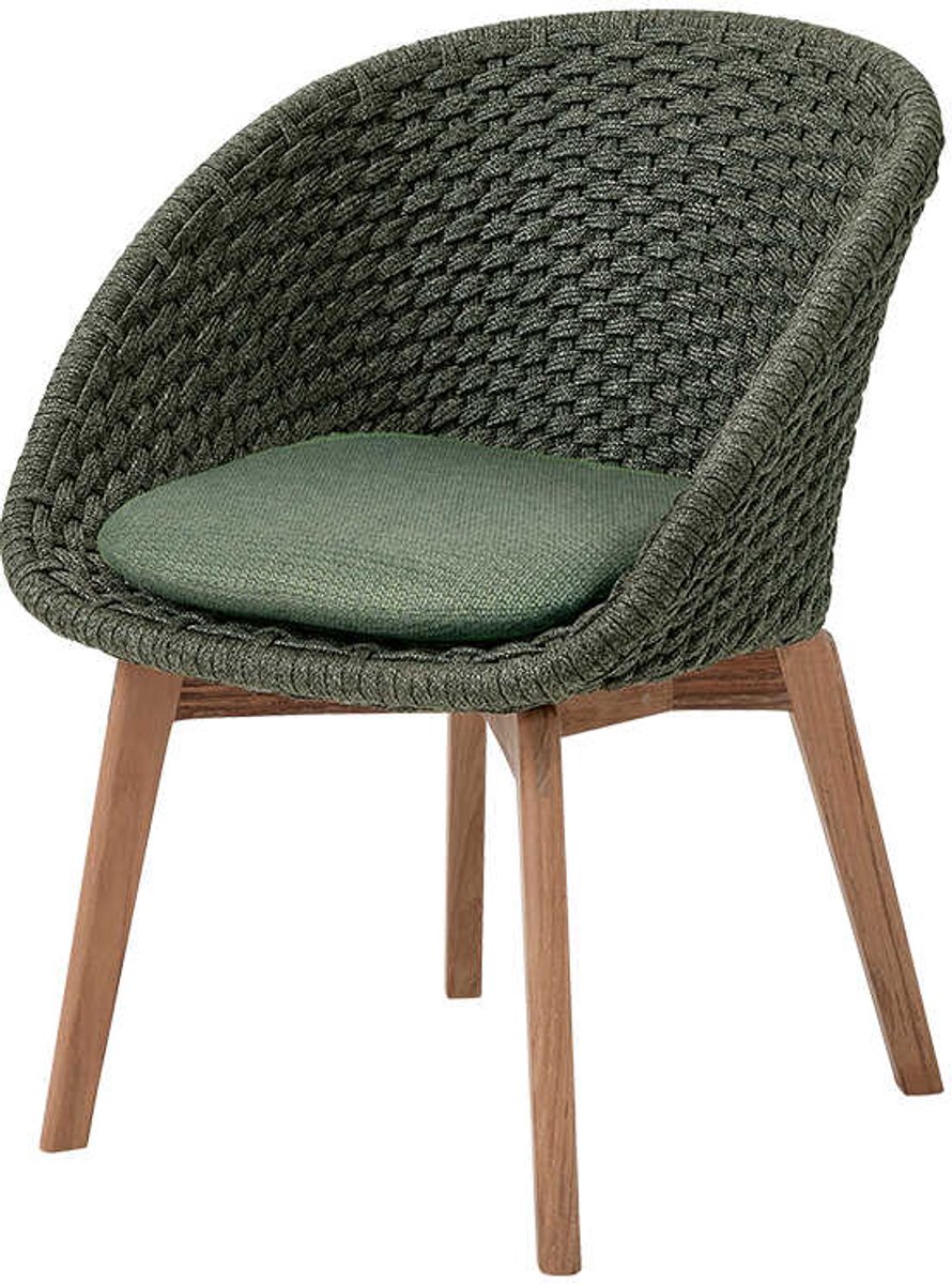 Cane-line Cojín para silla Peacock Link dark green