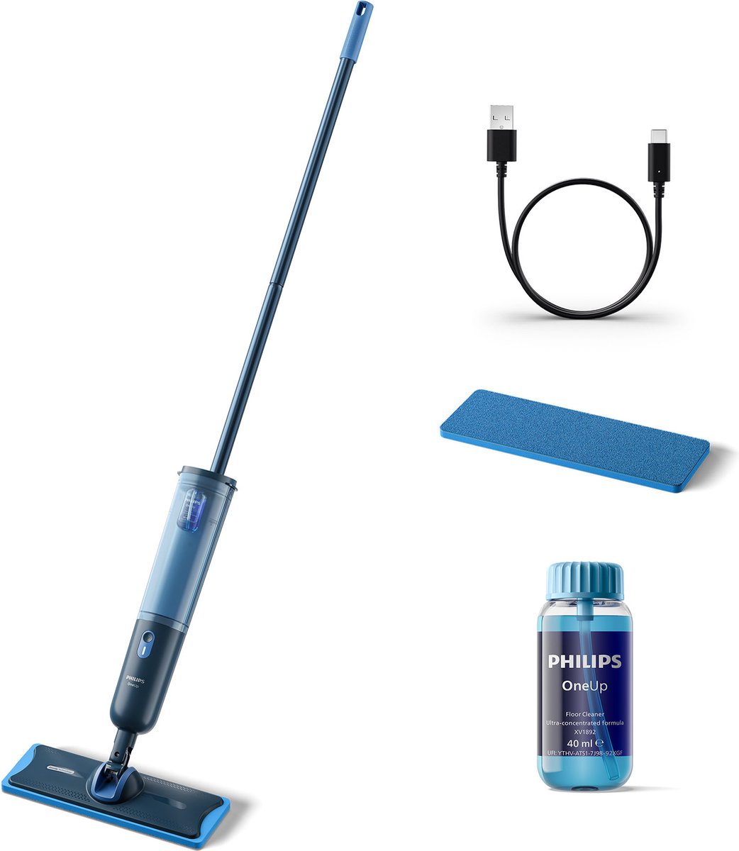 Philips Stangstøvsuger OneUp 3000 Series XV3101 - electric mop - cordless - stick