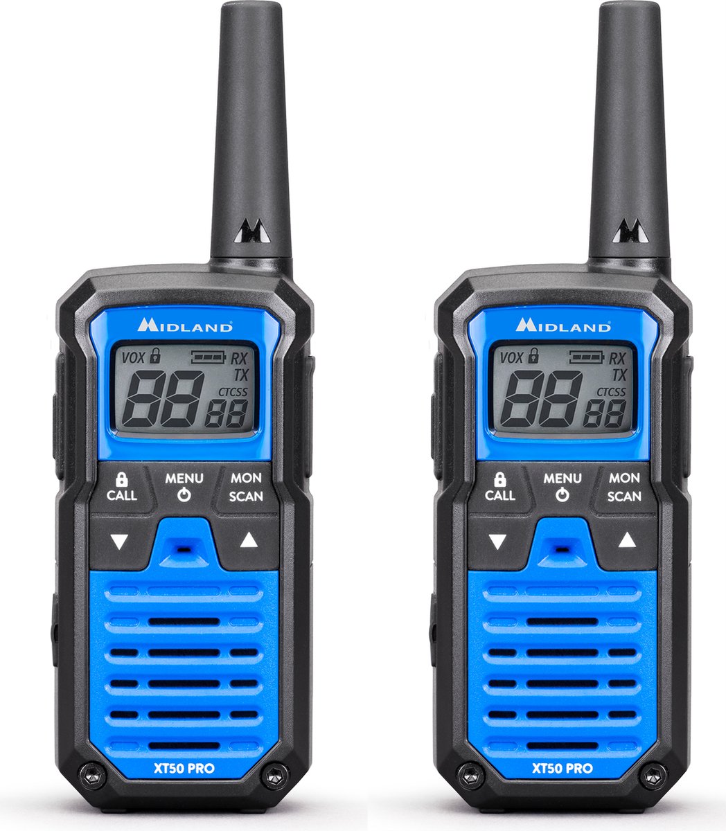 MIDLAND Walkie Talkie XT50 Pro Duo Black/Blue