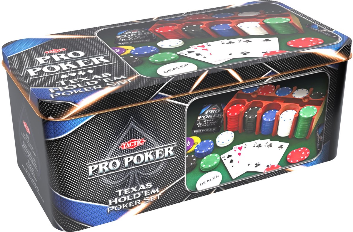 Tactic Pro Poker - Texas Hold'em Pro Poker Set
