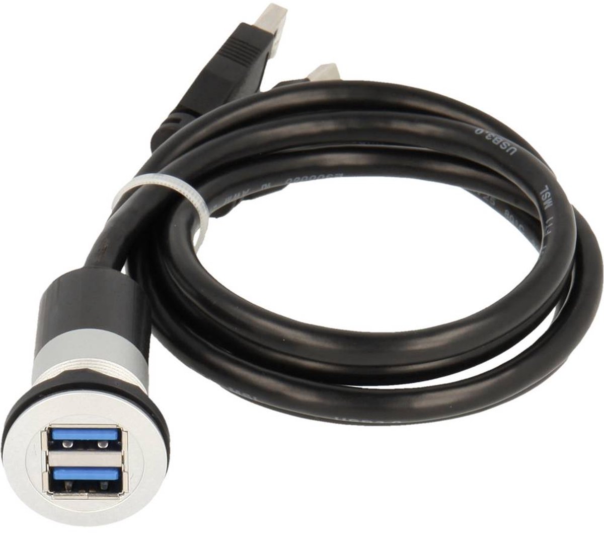 Cordon USB 3.0 RRJ_2USB3_150CM 150 cm USB 3.0 Schlegel RRJ_2USB3_150CM argent 1.50 m