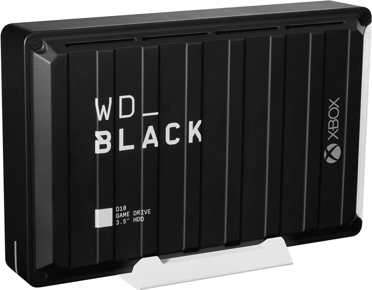 WD BLACK D10 Game Drive for Xbox One - 12TB - Ekstern Harddisk - Sort