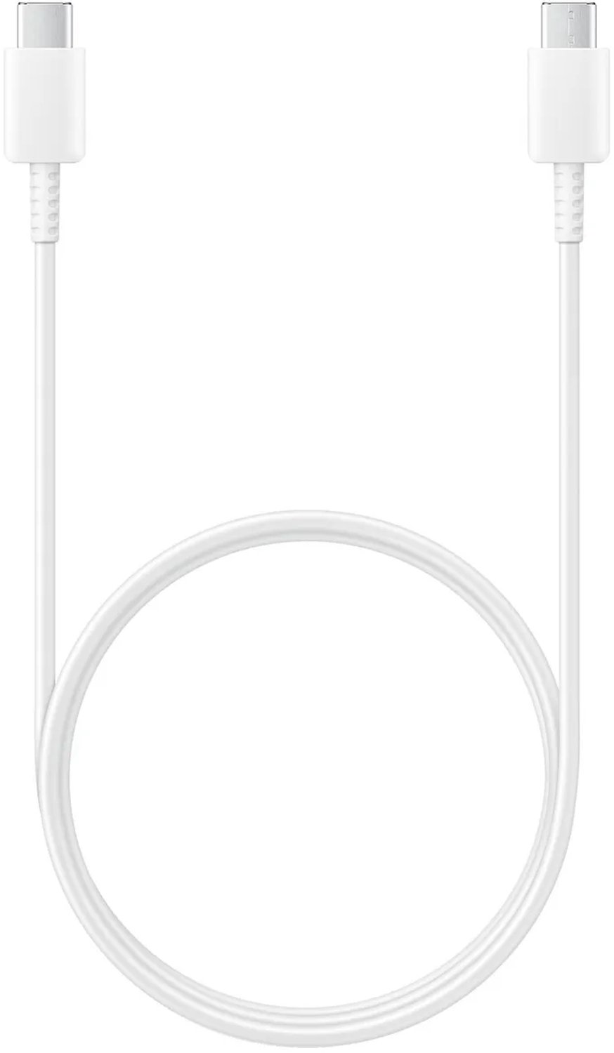 Samsung USB cable USB-C (M) to USB-C (M) USB 2.0 (Max 3A/25W) 1 m white