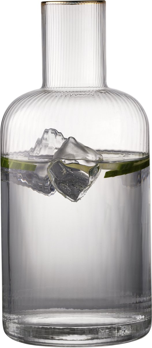 Lyngby Glas Jarra Palermo Gold 1,5 l Transparente-oro