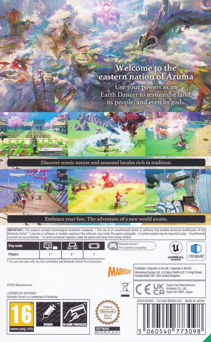 Rune Factory: Guardians of Azuma - Nintendo Switch 2 - RPG