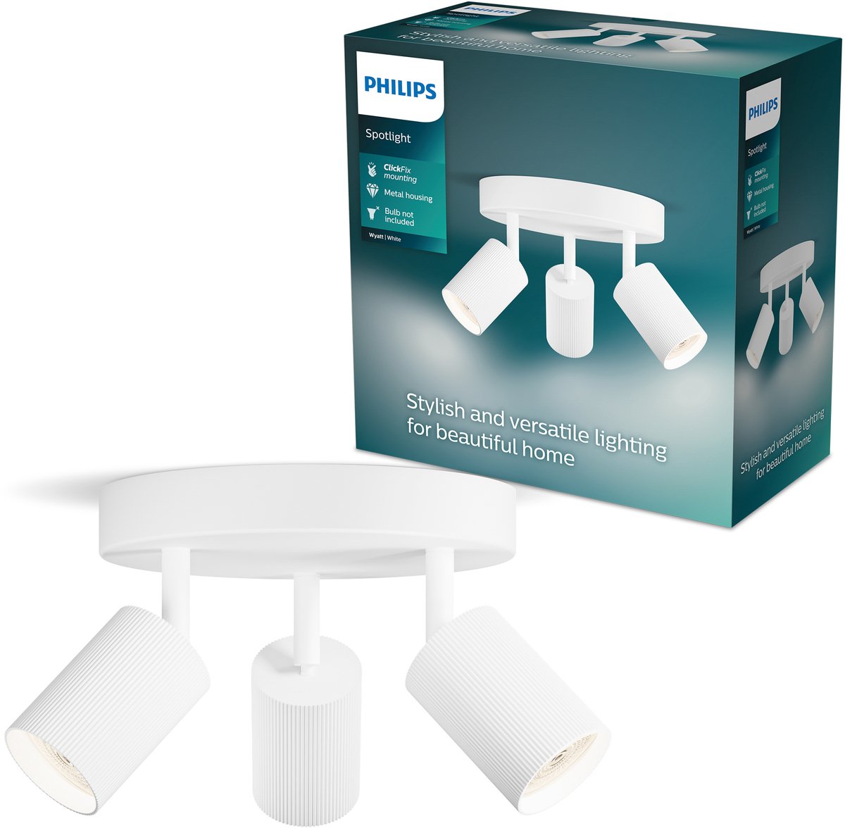 Philips 8721103163172 Spot de plafond LED GU10 150 W blanc