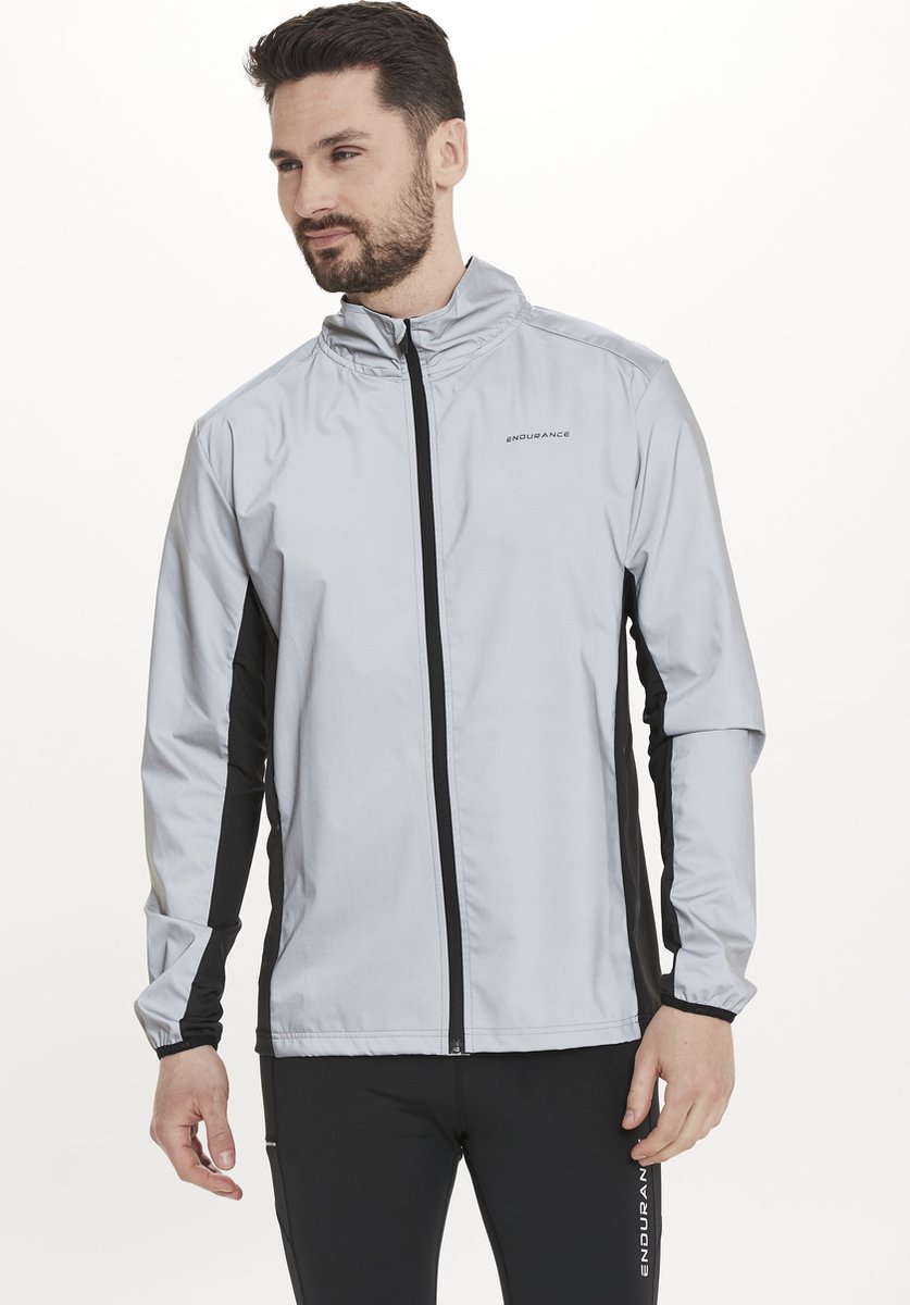 Endurance Peelier Light The Night Jacke Herren Gr. XXL - Leicht, Atmungsaktiv, Reflektierend