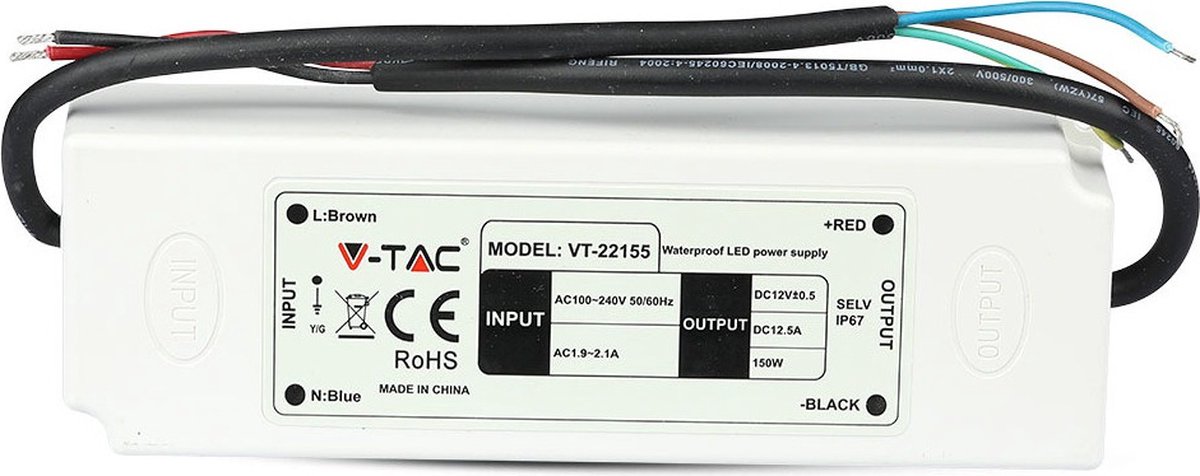 V-TAC VT-22155 3250 Bloc dalimentation blanc