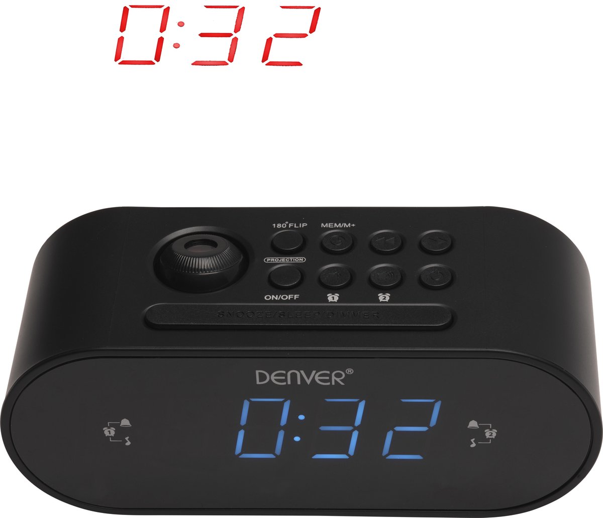 DENVER CRP-717 - clock radio - FM - Sort