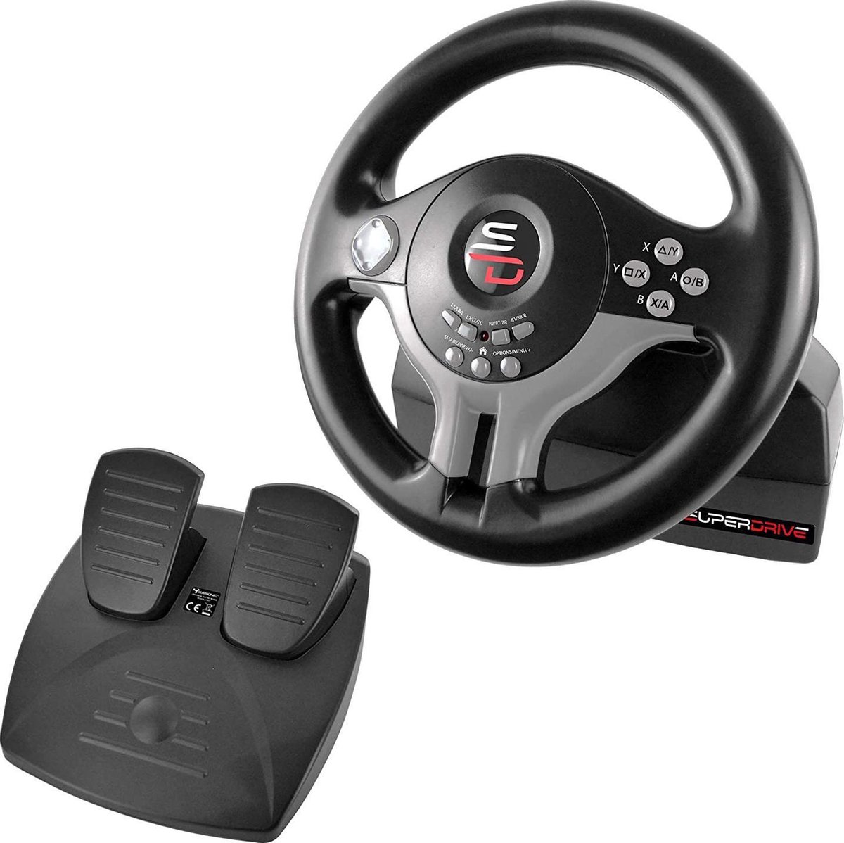 Subsonic Superdrive SV 200 Steering Wheel - Wired Steering wheel & Pedal set - Sony PlayStation 4