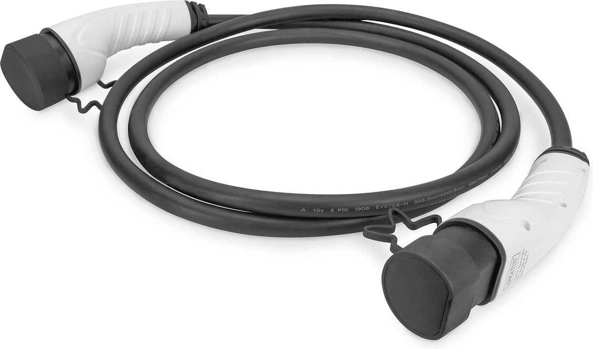 DIGITUS EV Charging Cable - Type 2 - 32A - 5m | Single Phase