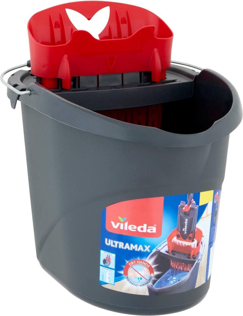 Vileda Bucket with Ultramax mop squeezer