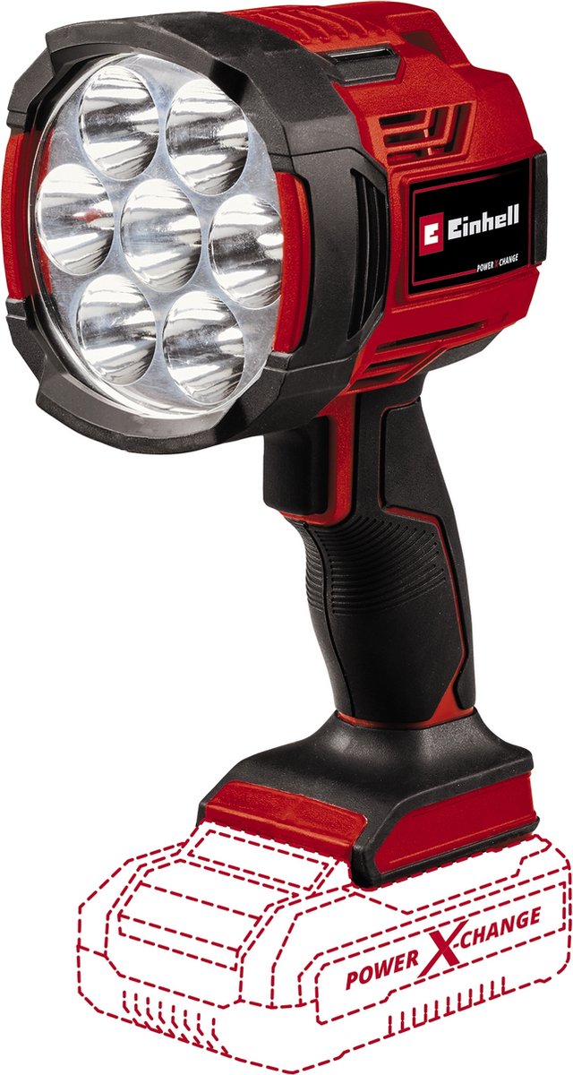 Einhell TE-CL 18/2500 akku LED håndlygte 2500 lm 18V u/batteri og lader