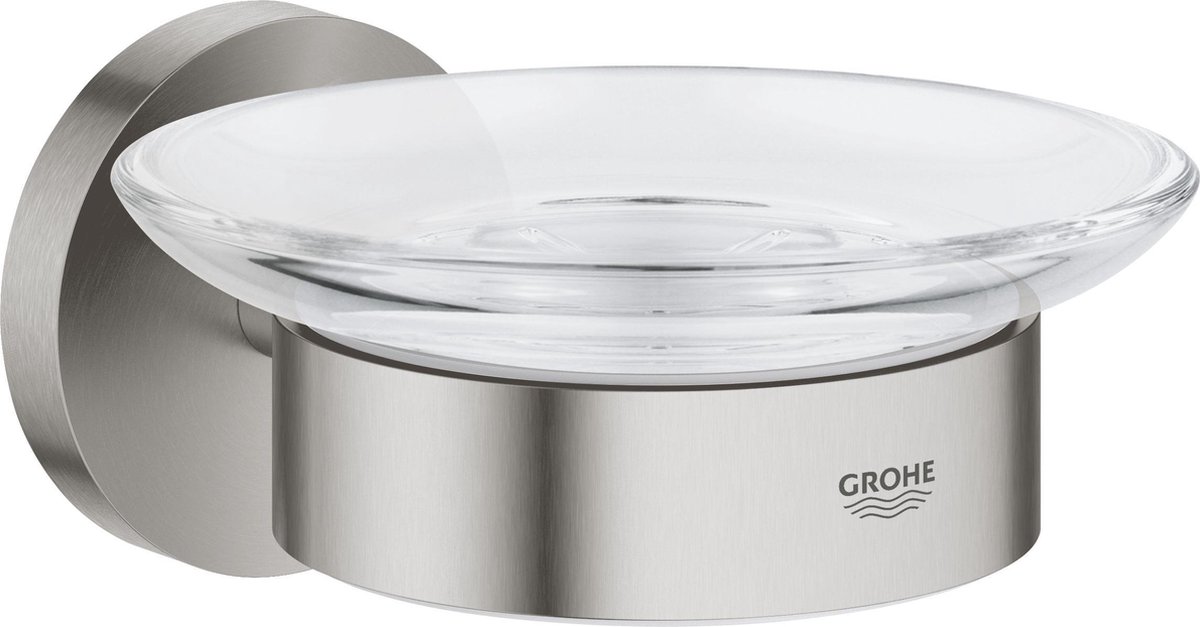 Grohe Essentials Sæbeskål med holder supersteel