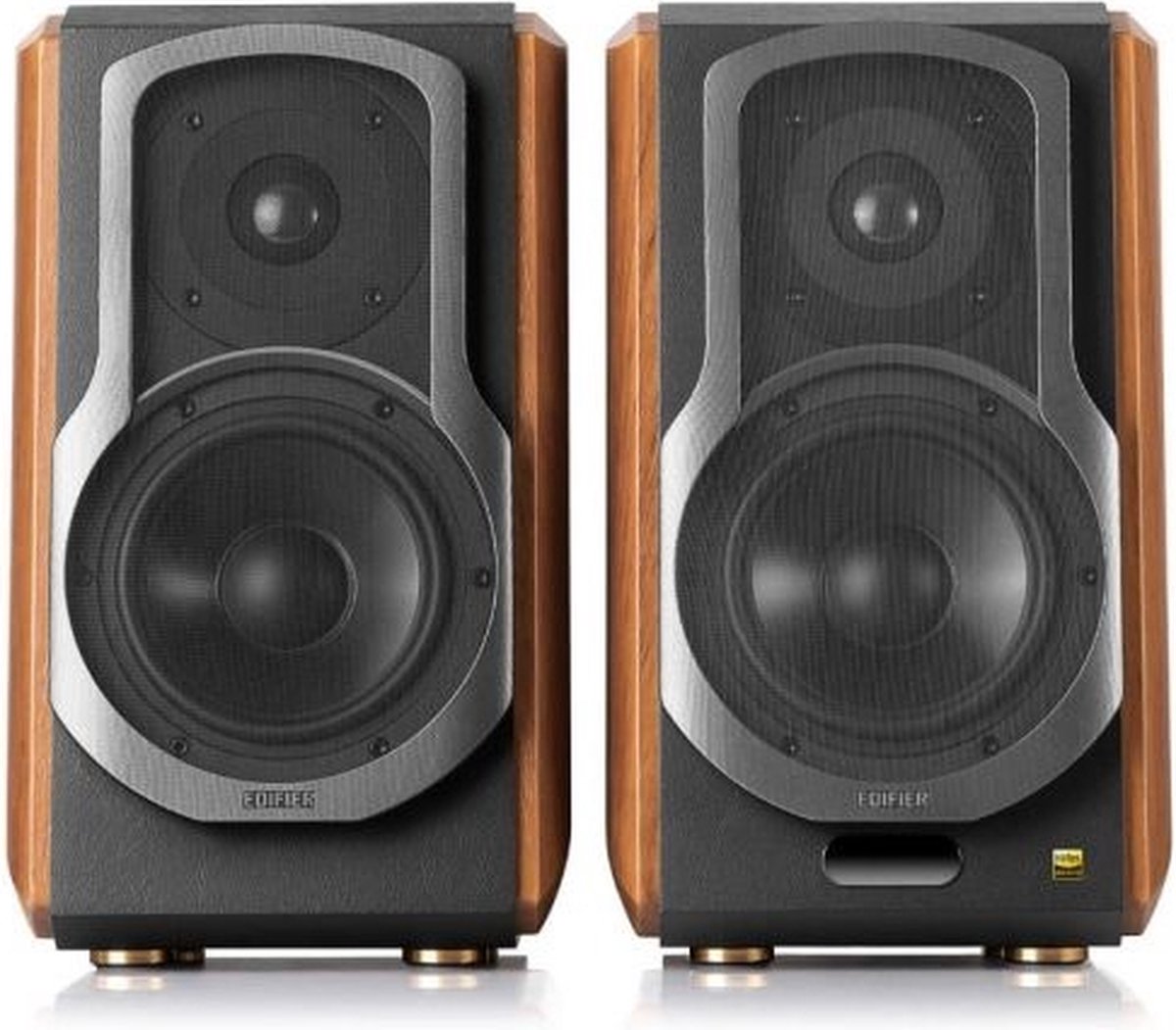 Edifier S1000MKII - Bluetooth Bookshelf Speakers - 120W - Brown
