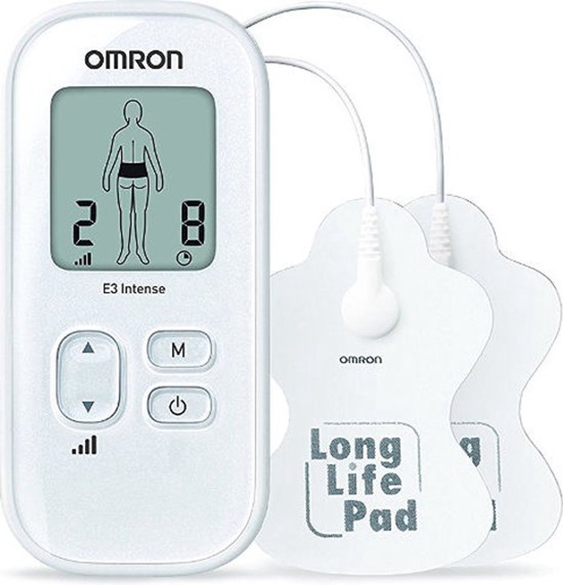 Omron E3 Intense - TENS Muscle Massage & Pain Relief - Silver