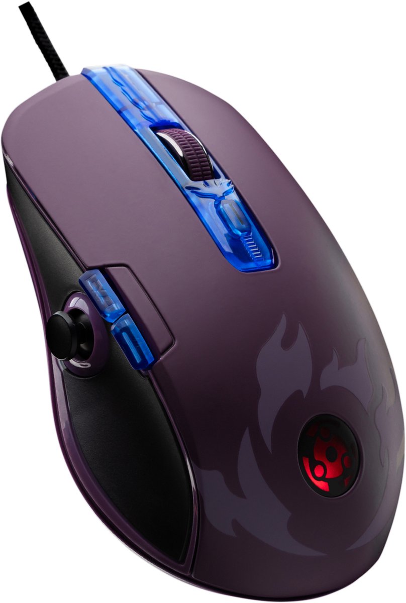 Lexip x Tsume NARUTO SHIPPUDEN Madara - Mus - Optisk - 12 knapper - Lilla