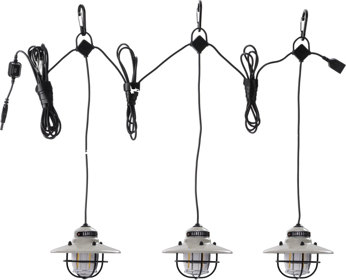 Edison String USB Vintage Weiß