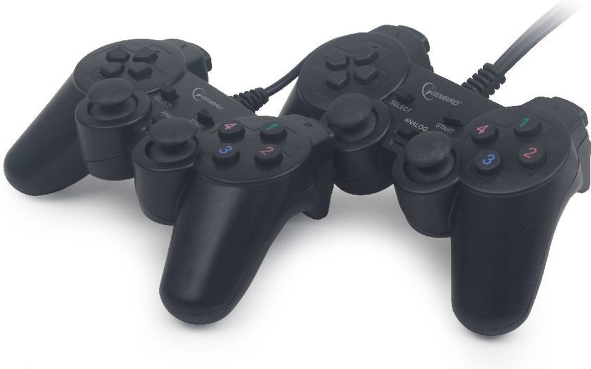 Gembird USB Dual Vibration Gamepad (Dual pack) - Wired Controller - PC