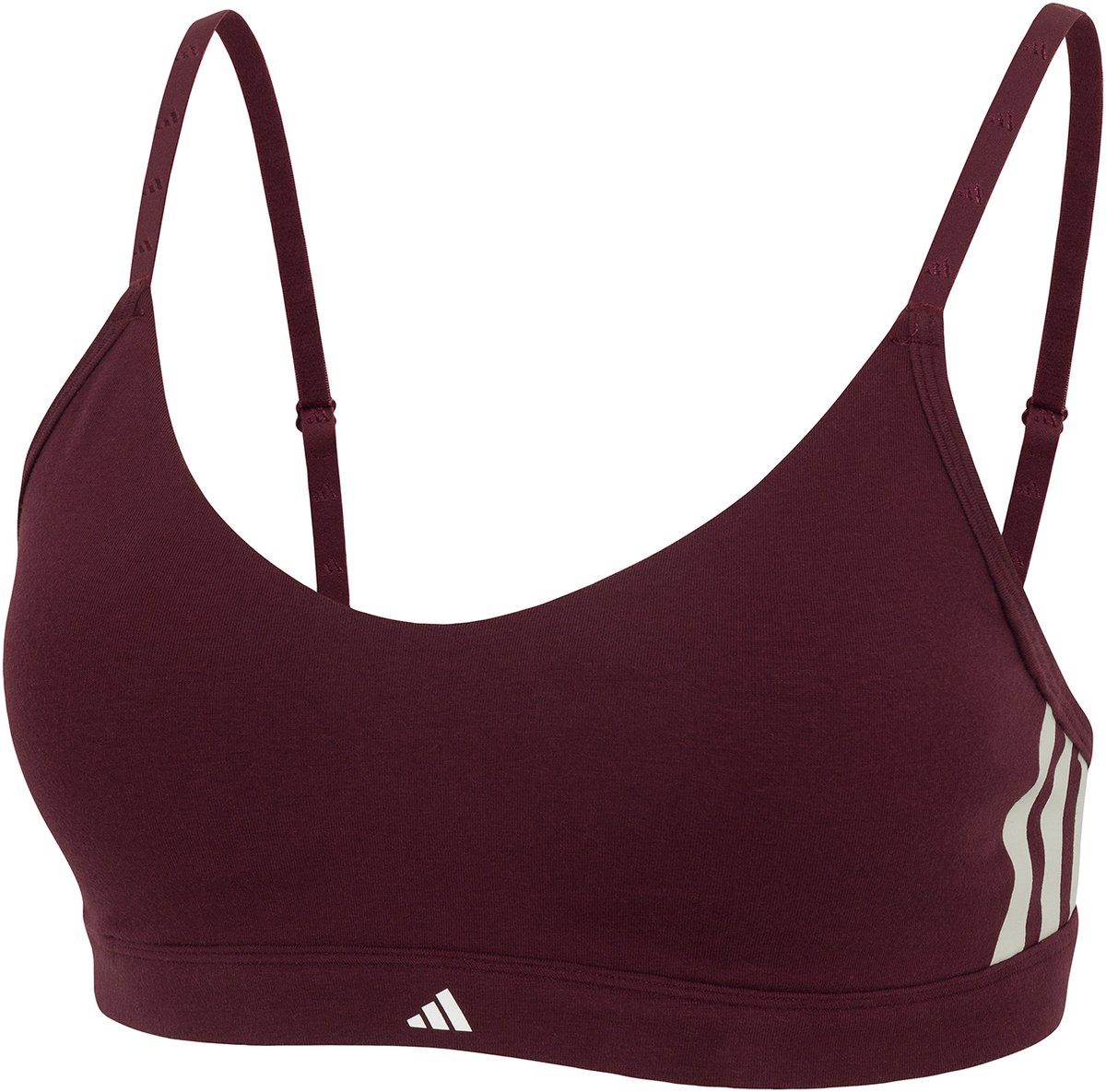 Soft-BH mit Cups Bordeaux - ADIDAS M