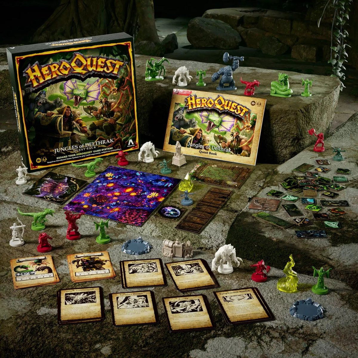 Avalon Hill HeroQuest Jungles of Delthrak Quest Pack - Requires HeroQuest Game System to Play (English)
