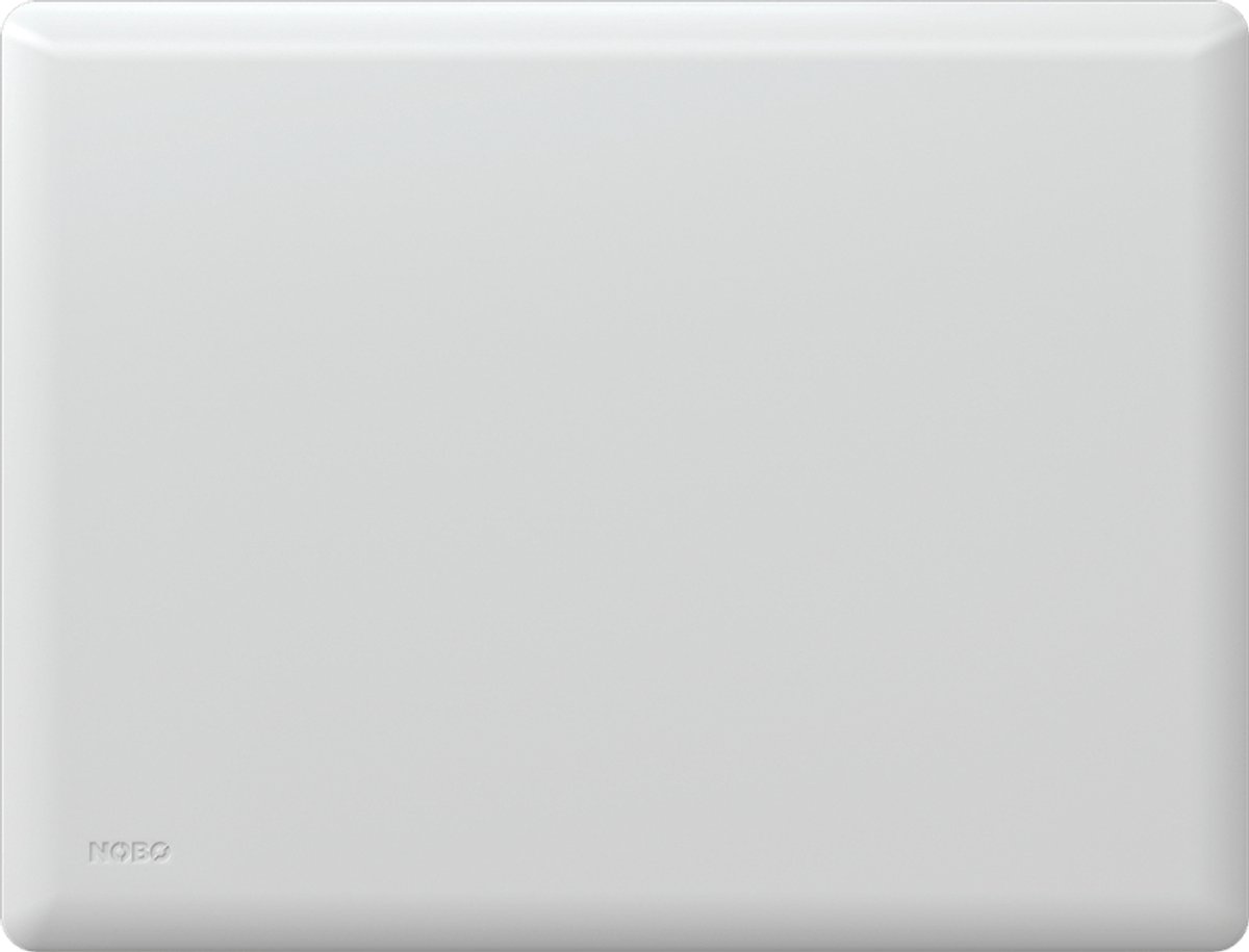 NOBØ El-varmepanel Top 40 cm 500W 230V, Hvid