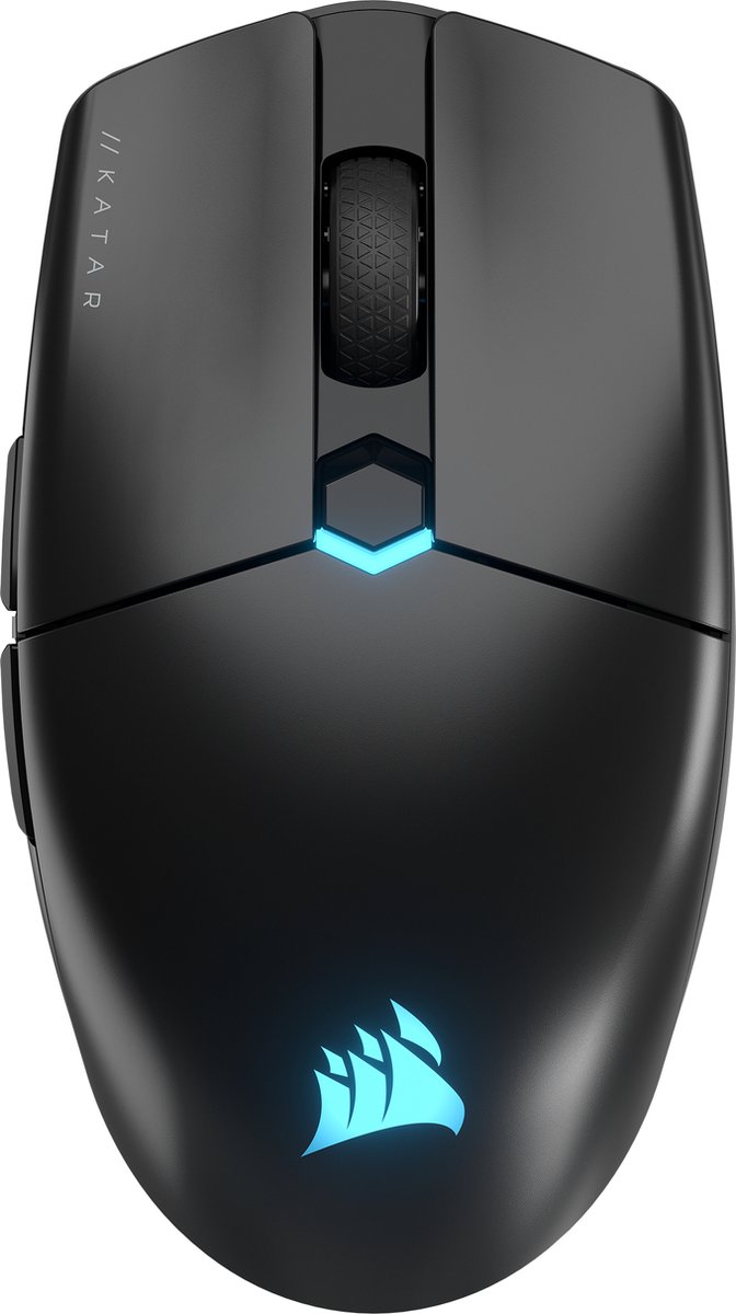 Corsair Katar Elite Wireless - Gaming Mus - Optisk - 6 knapper - Sort