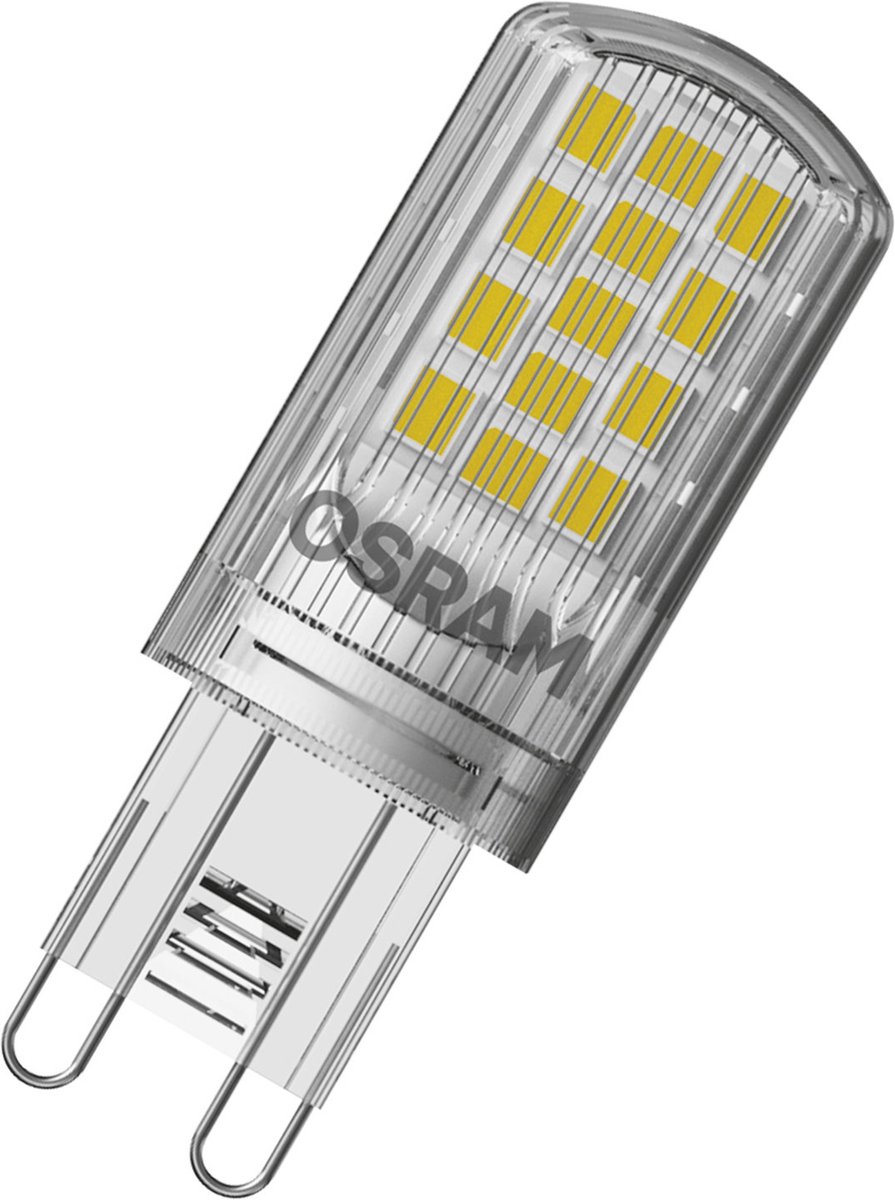 Osram LED pære Pin 3,8W/827 (40W) klar G9