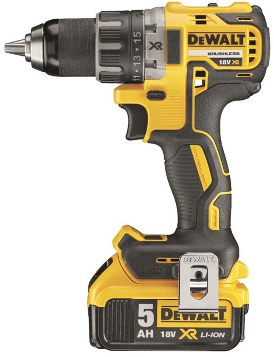 Dewalt DCD791P2-QW 18V XR Brushless Compact Drill Driver - 2 × 5 Ah