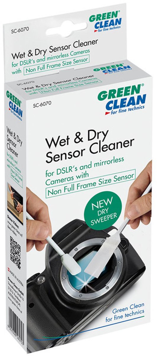 Green Clean Sensor Cleaning Scraper SC-6070 APS-C 4pcs Blister