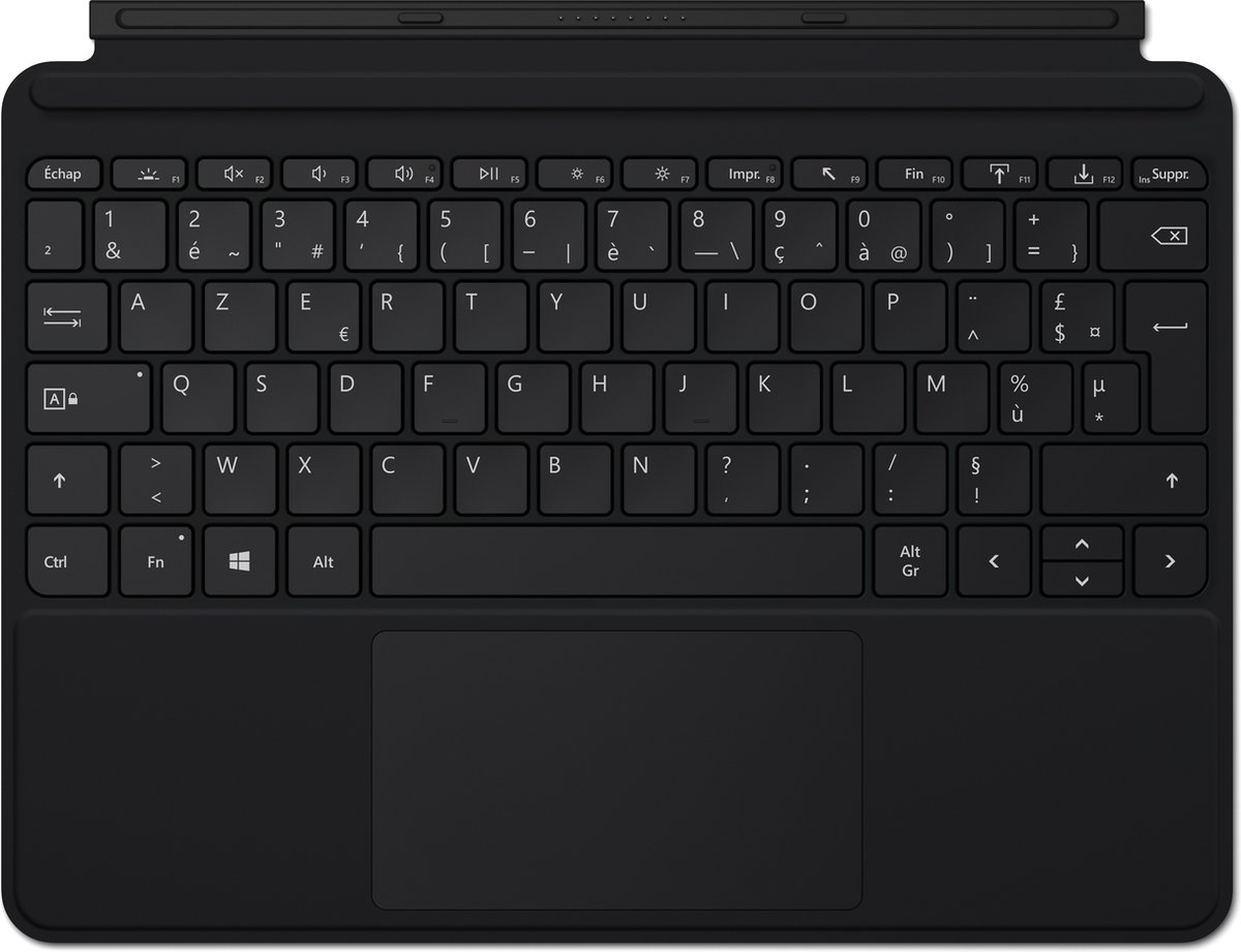 Microsoft Surface Go Type Cover - keyboard - with trackpad accelerometer - French - black - Tastatur - Fransk - Sort