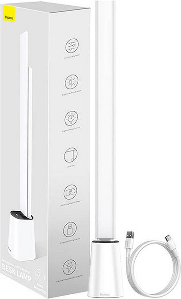 Baseus Smart Eye rechargeable Folding desk lamp (white)