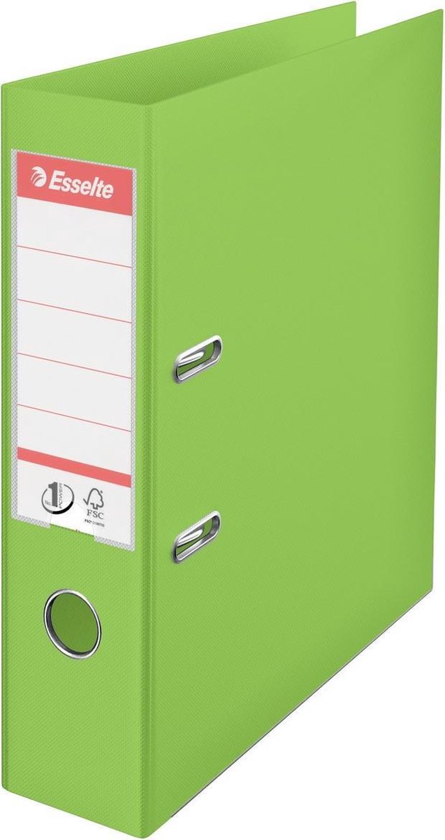 Esselte No.1Vivida brevordner PP FSC® A4/75 mm grøn