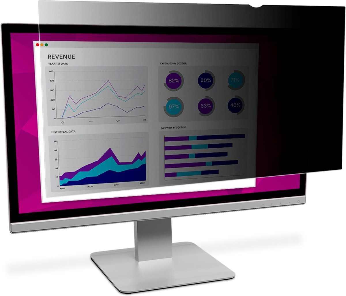 3M High Clarity Privacy Filter til 23.8" widescreen-skærm