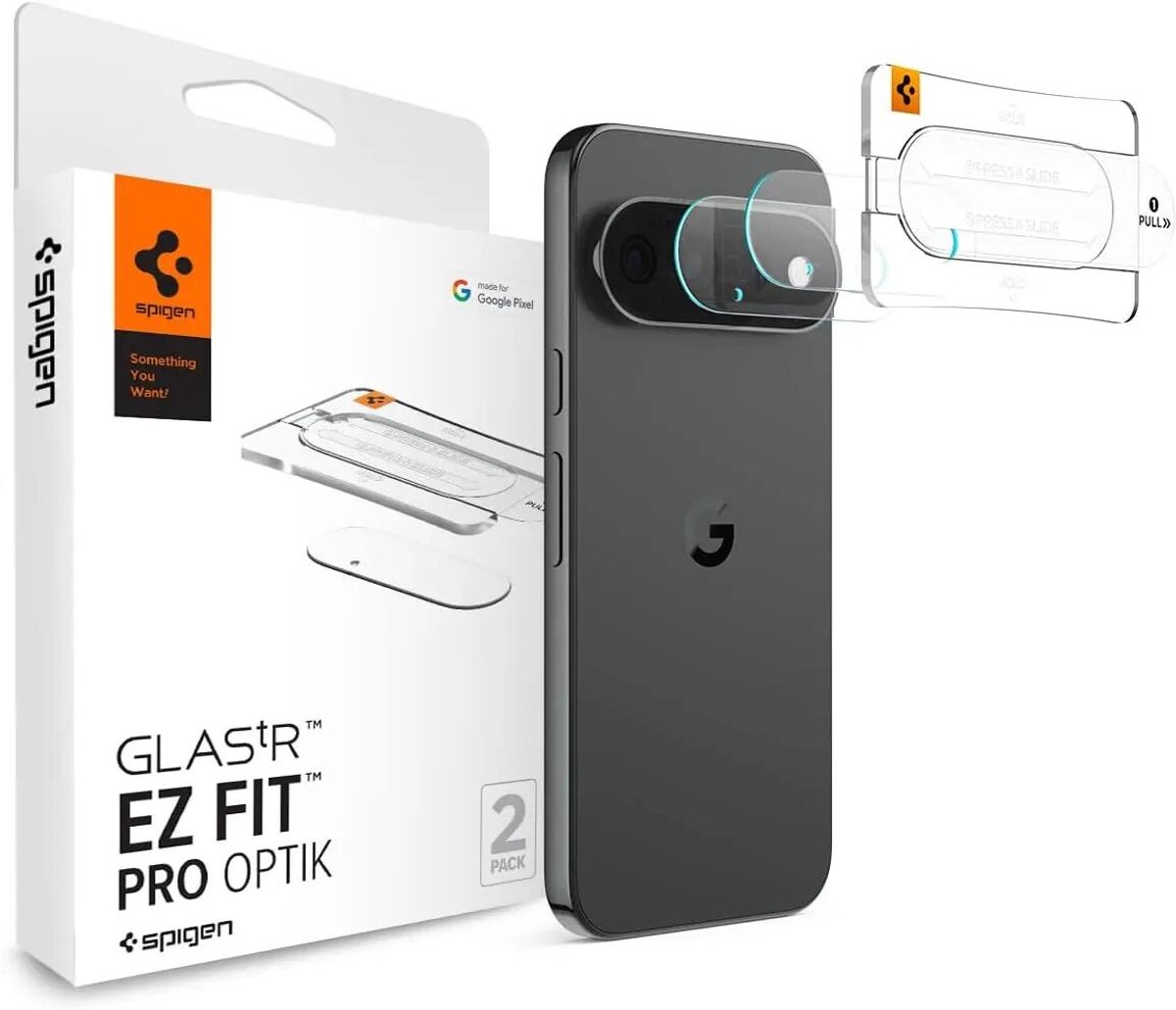 Spigen Glass tR EZ Fit Optik Pro 2 Pack - crystal clear - Google Pixel 11