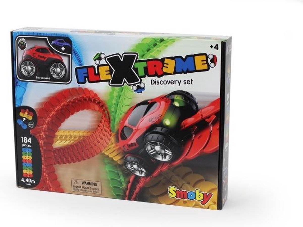 Smoby Flextreme Discovery Race Track Set 184pcs.
