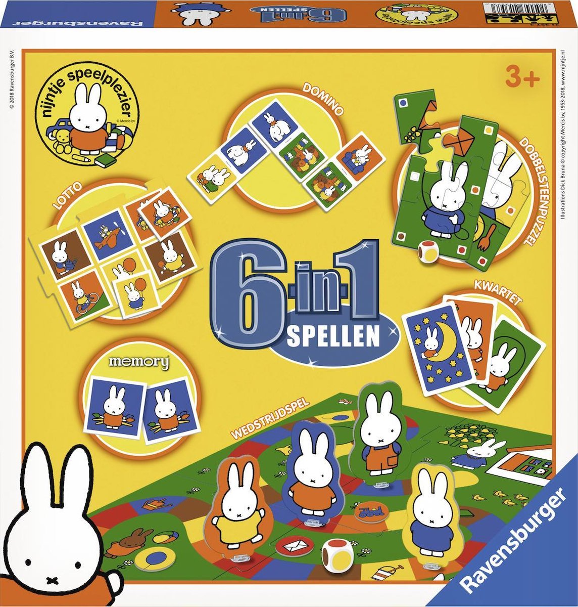 Ravensburger Miffy Games 6in1