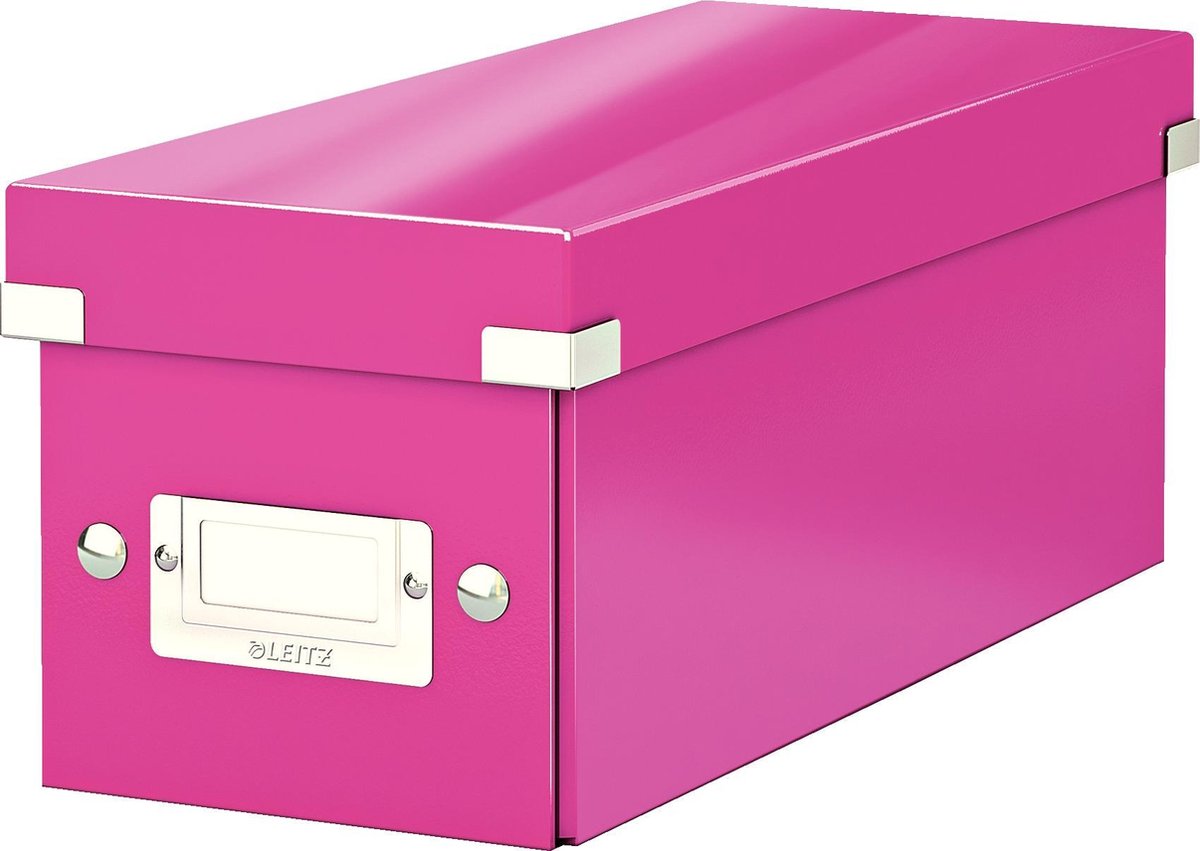 Leitz Opbevaringsboks Click & Store WOW CD Pink