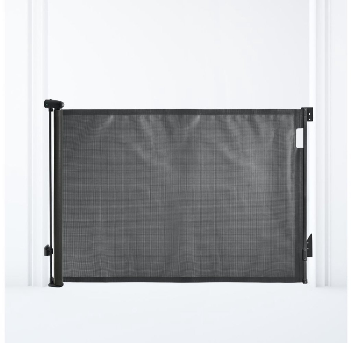 Extrahohe einziehbare Sicherheitsbarriere - DREAMBABY - 60 bis 140 cm H90 cm - Schwarz