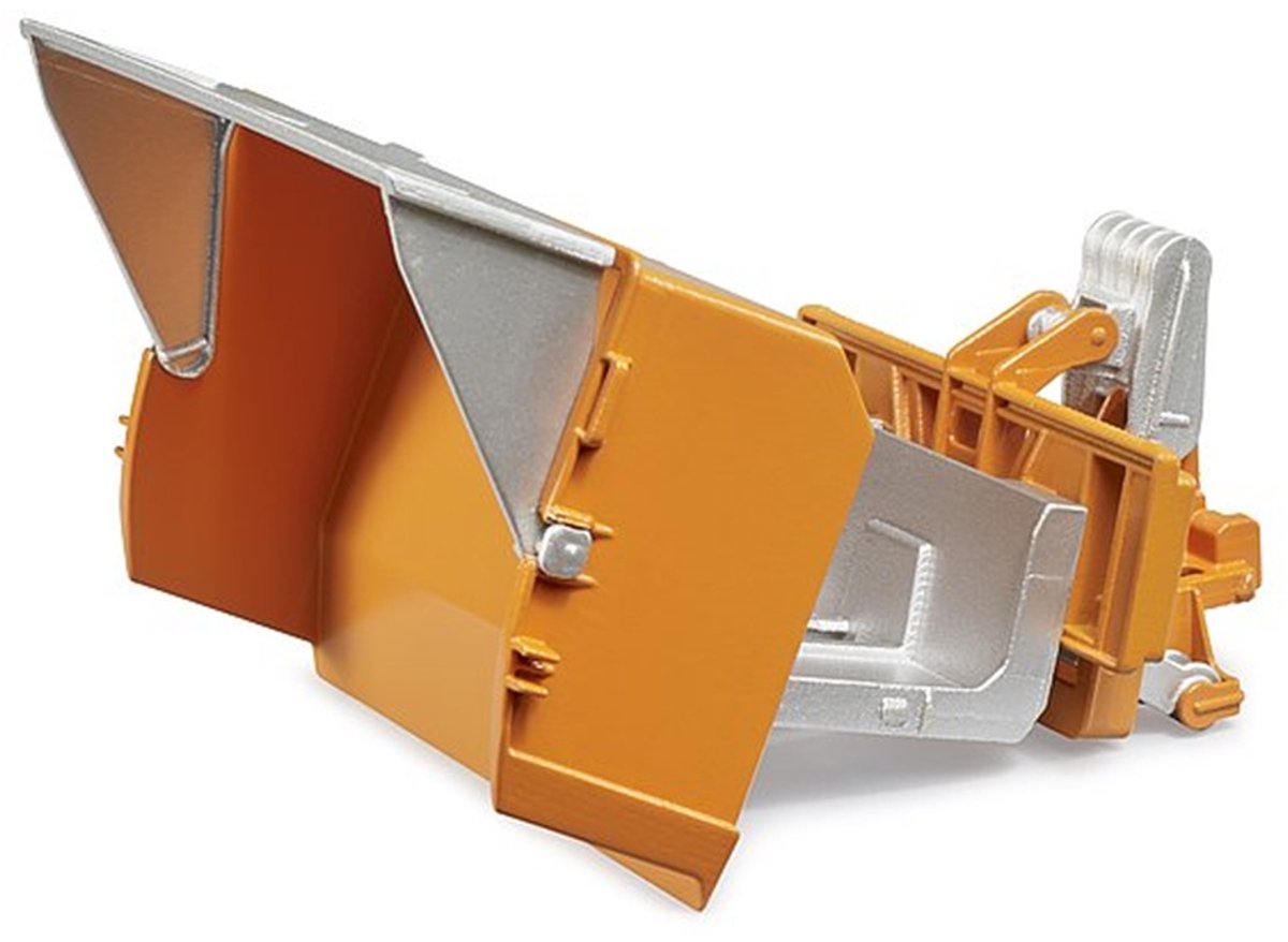 Bruder Accessories: Tractor loading box forks+1round bale