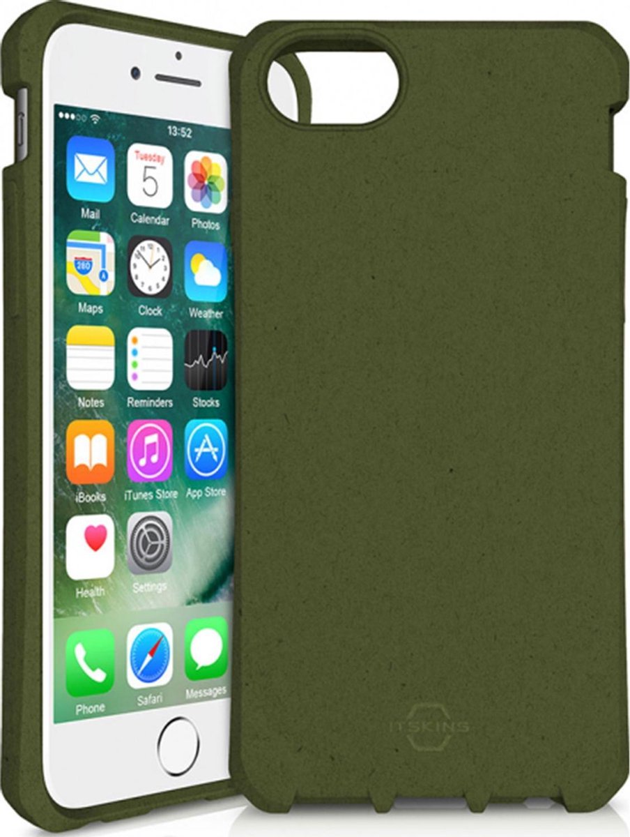 ITSKINS FERONIABIO cover til iPhone 8 / 7 / 6s / 6® - Kaki grøn