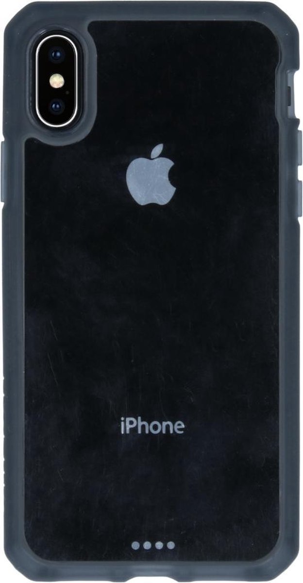 ITSKINS HYBRID FROST cover til iPhone XS / X® - Sort og gennemsigtig