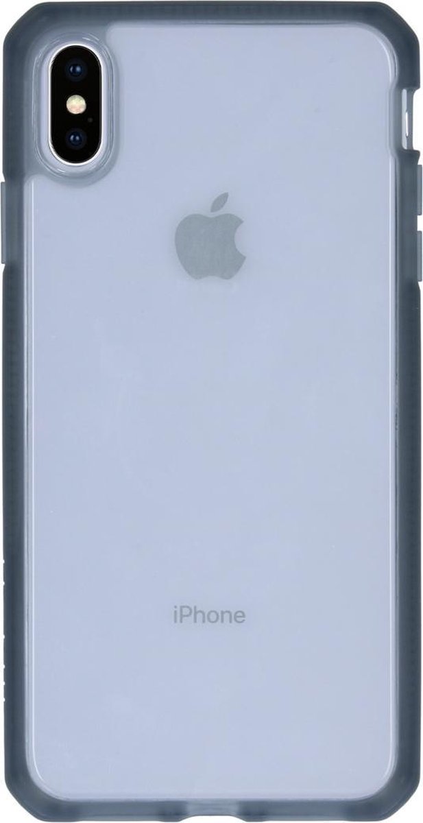 ITSKINS HYBRID FROST cover til iPhone XS Max® - Sort og gennemsigtig