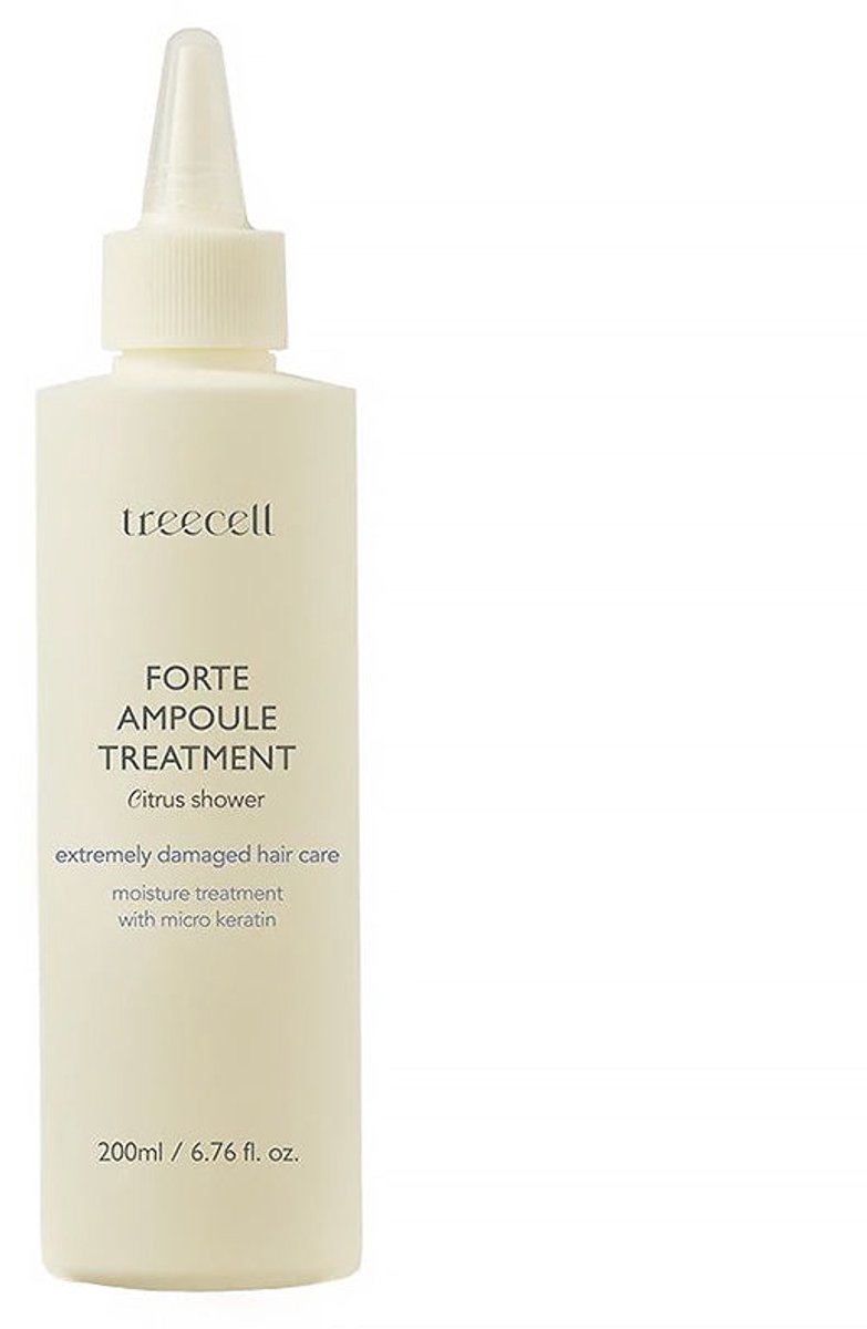 Treecell [Haar-Essenz 12ml Extra-Geschenk] Forte Ampullen-Behandlung 200ml NONE white