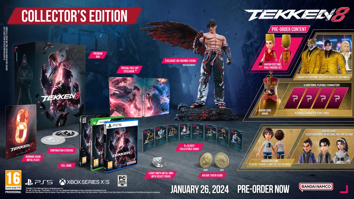 TEKKEN 8 (Collector's Edition) - Microsoft Xbox Series X - Kamp