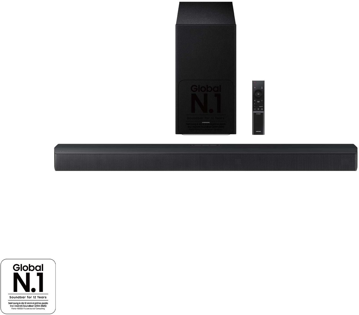Samsung HW-B650F Soundbar 3.1 Kanäle 370W Schwarz schwarz