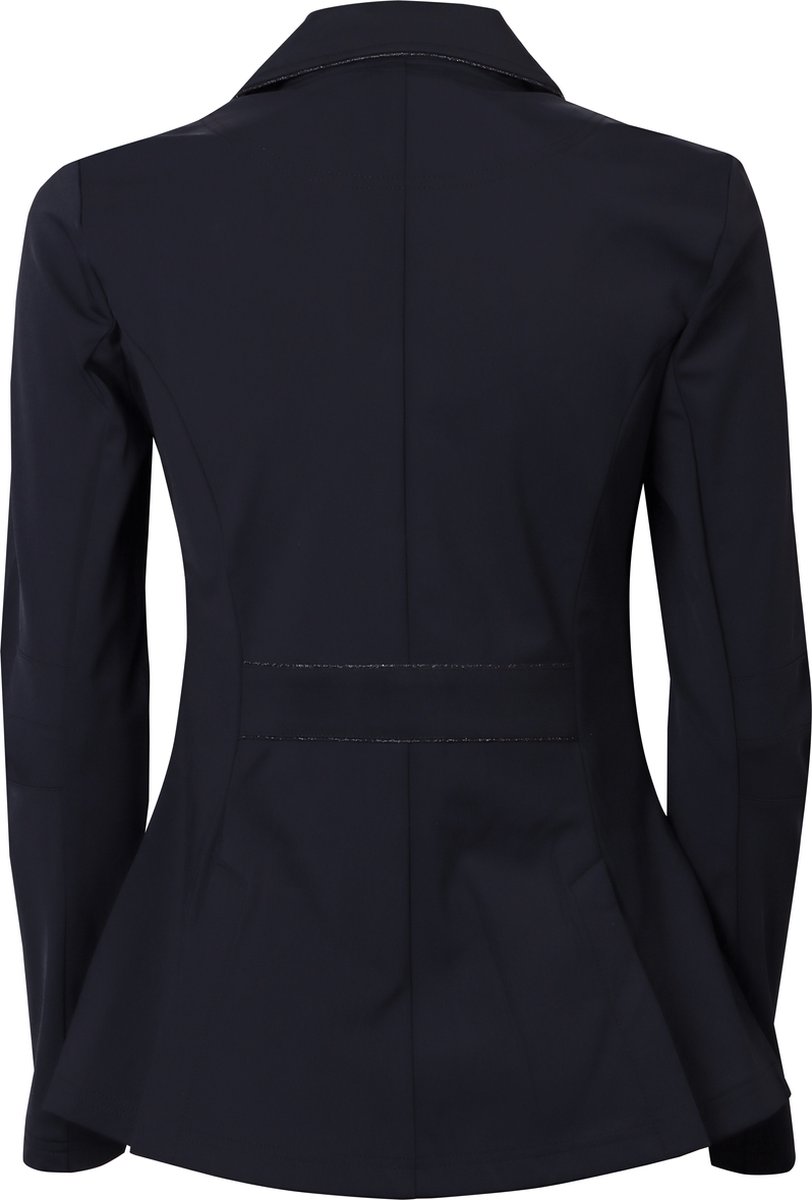 Harrys-Horse Glitzer Turnierjacke Stretchstoff Schwarz schwarz
