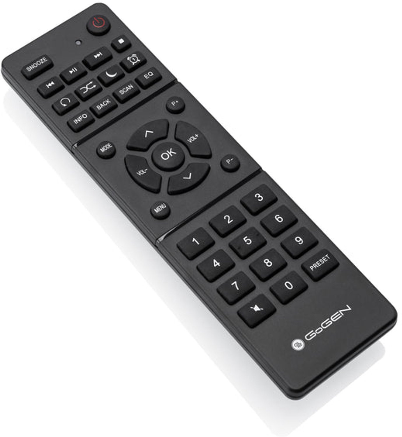 Gogen IR257BTDAB Internetradio 10W Schwarz und Silber schwarz