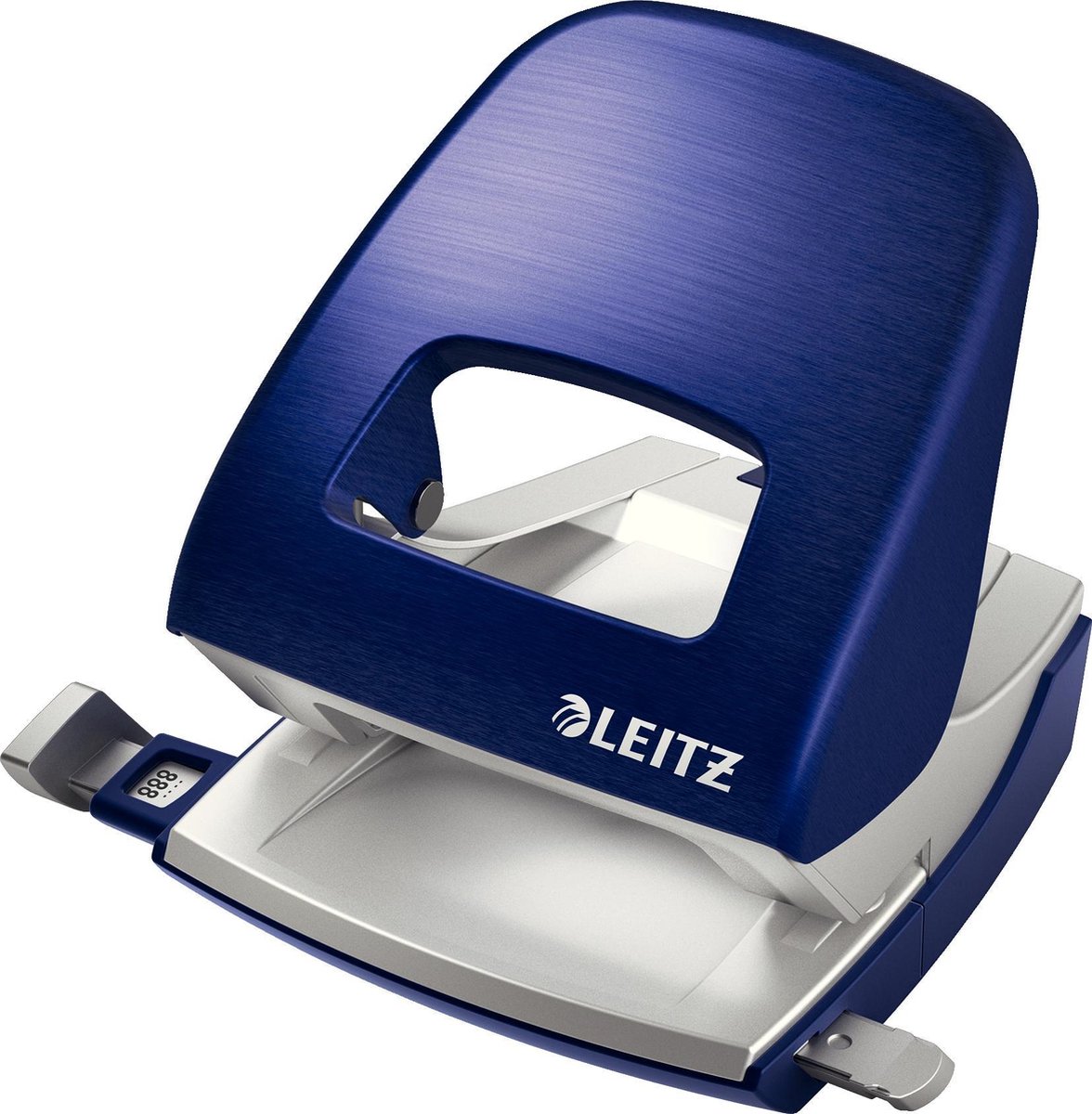 Leitz Hulapparat 5006 Style NeXXt, 2-huls 30 ark metal Titan blå