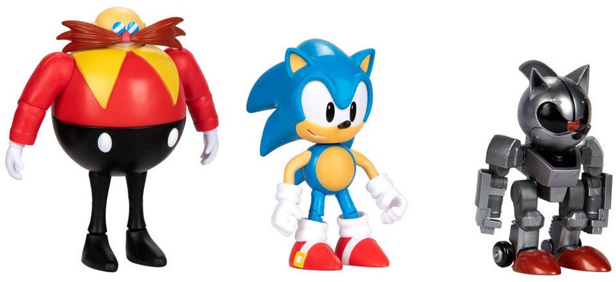 Figurine Jakks Pacific Sonic The Hedgehog 30th Anniversary (x3)